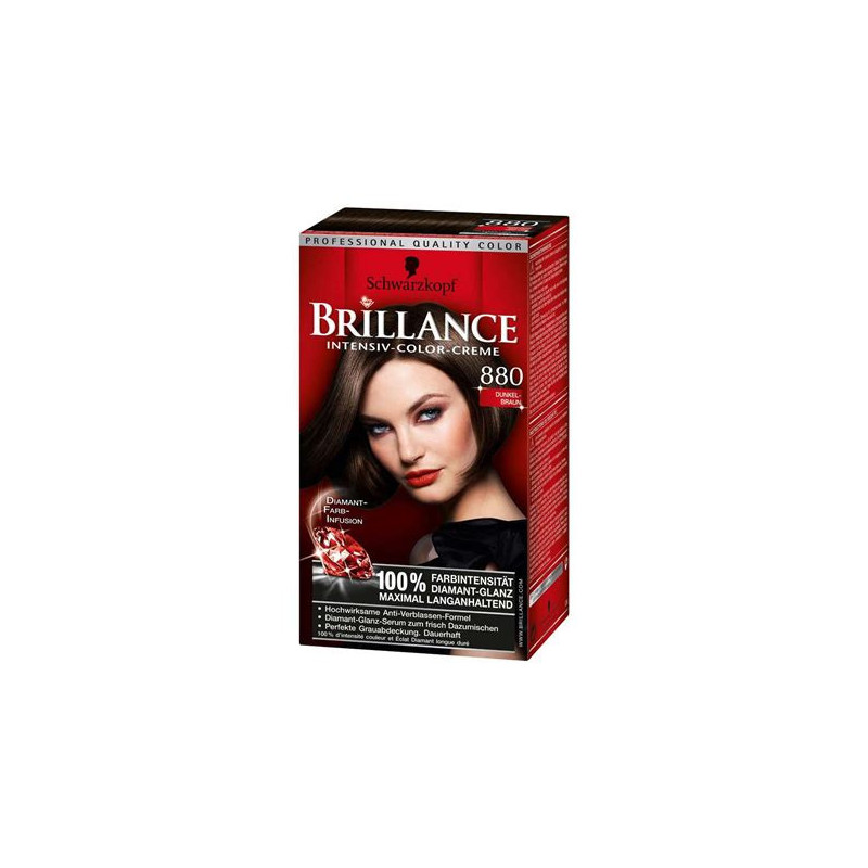 Schwarzkopf Brillance Coloration Permanente 880 Marron Intense