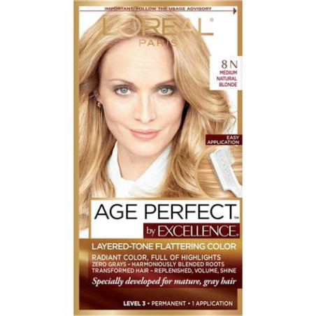 L'Oréal Paris Age Perfect Coloration Permanente 6N Châtain Clair